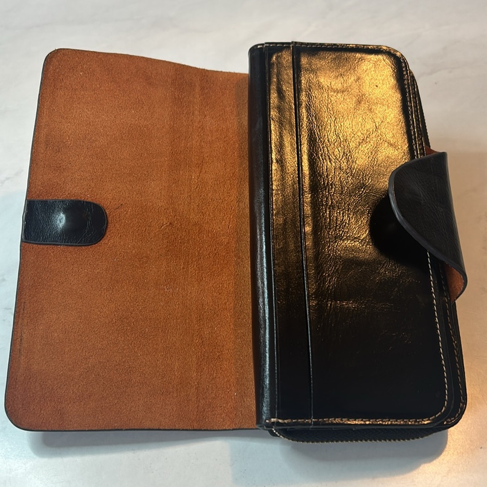 Yafeige Large Luxury Women's RFID Blocking Tri-fold Leather Wallet /Black - Picture 3 of 7